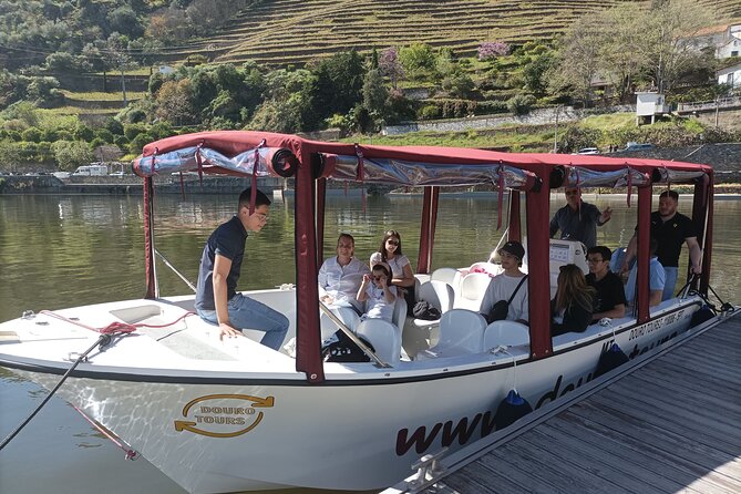 Boat tour 50min through the river Douro in Pinhão - Guides and Audio in Multiple Languages: English, Portuguese, and Named Pros