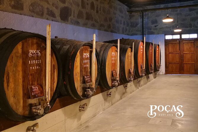 Poças Guided Visit and Wine Tasting of 2 DOC Douro & 1 Port Wine - A 90-minute Port and Douro intro in Vila Nova de Gaia
