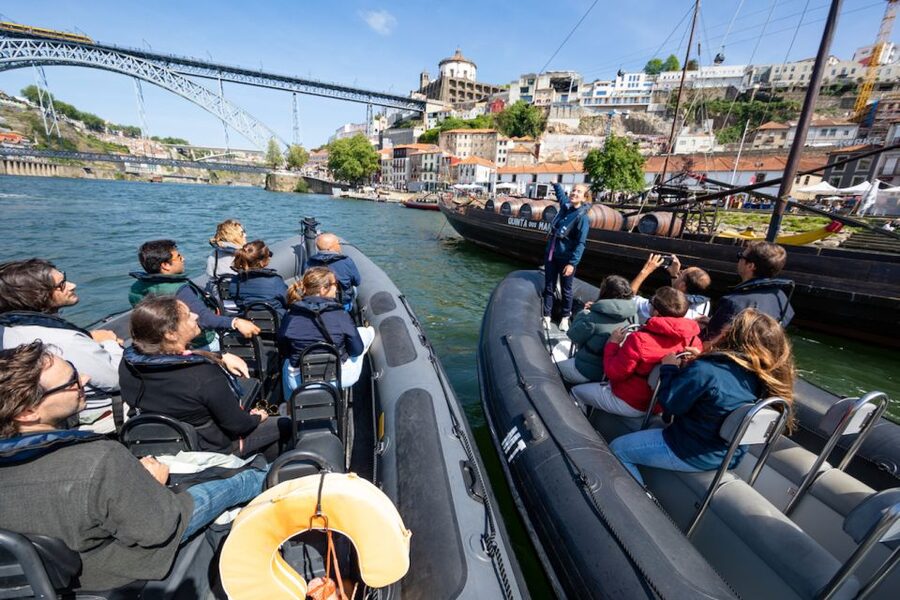 Porto: Douro River Speedboat Tour - When the ride heads toward the Atlantic, expect stronger wind and real waves
